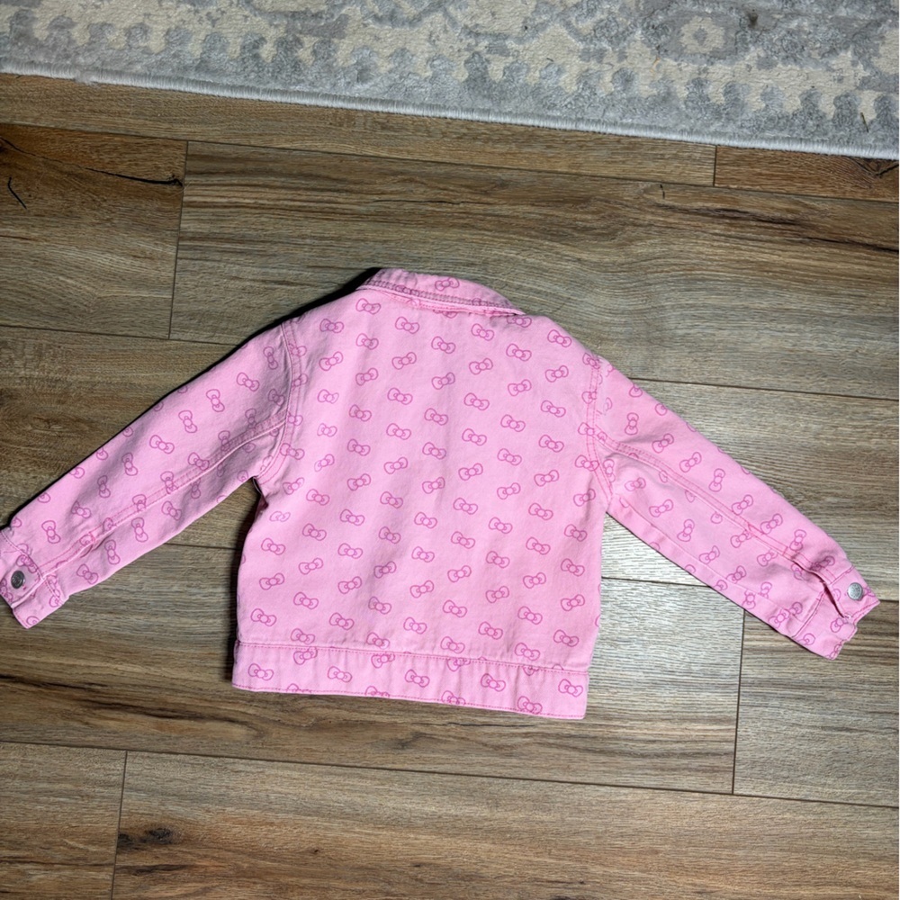 Kids pink Hello Kitty denim jacket - Picture 8 of 8